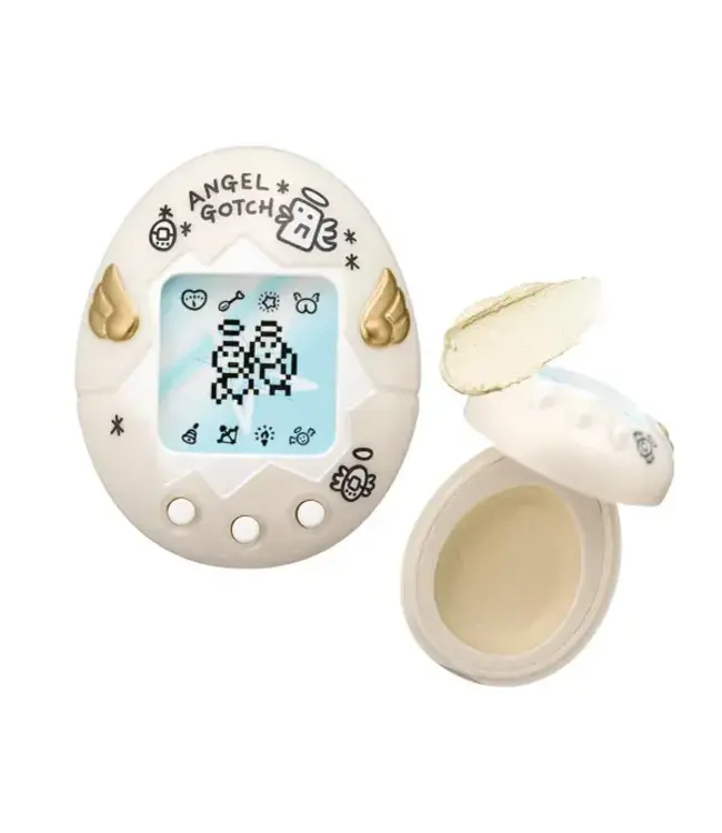 Bandai Namco Toys Tamagotchi Face Eye Color Shiny Pearl Tenshitchi Pearl White