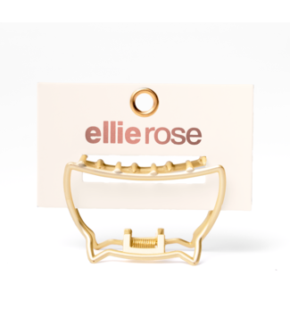 Ellie Rose Cat Hair Clip Matte Gold