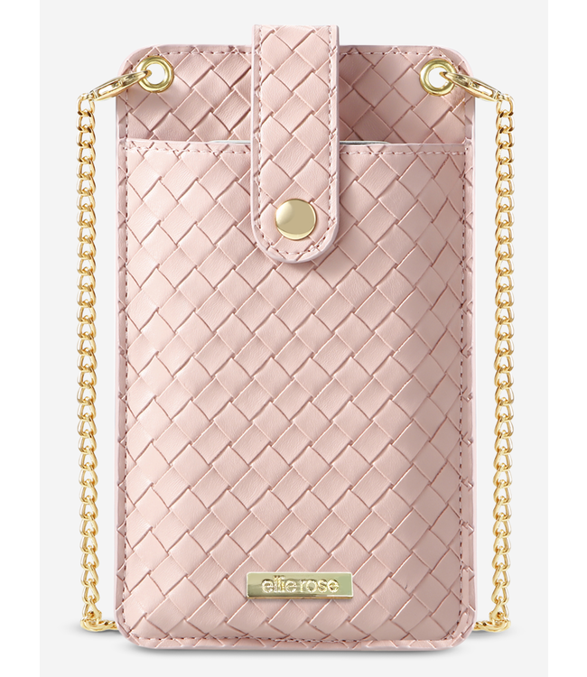 Ellie Rose Crossbody Phone Bag Blush