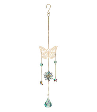Regal Daydream Ornament Butterfly Gold
