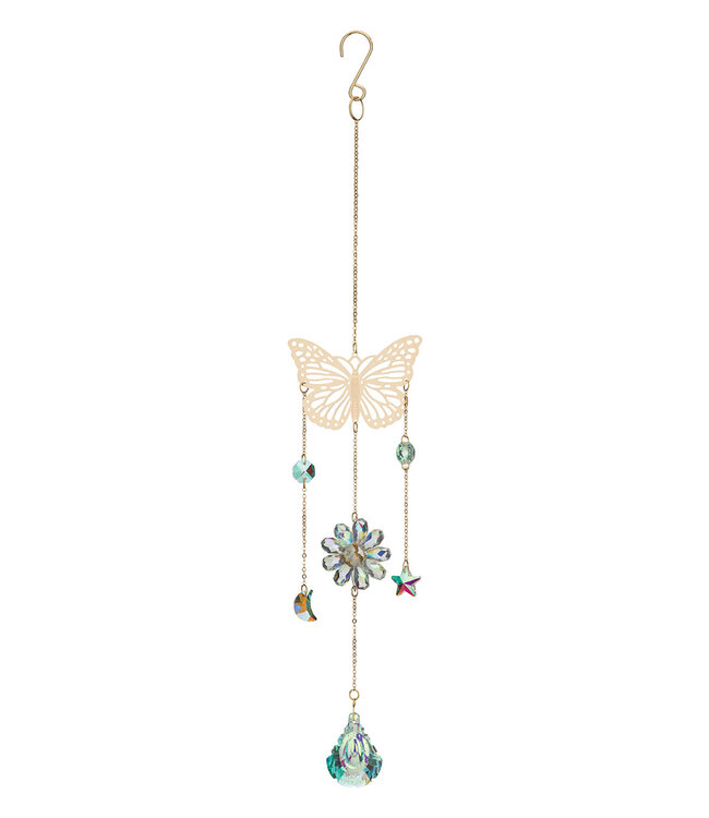 Regal Daydream Ornament Butterfly Gold