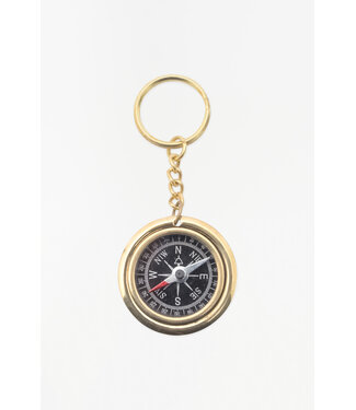 Batela USA Inc Compass Keyring Brass