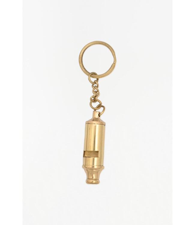Batela USA Inc Whistle Keyring Brass