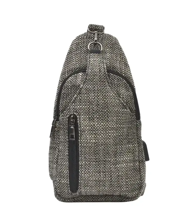 Calla Products LLC Sonoma Antitheft Daypack Small Black/White Tweed