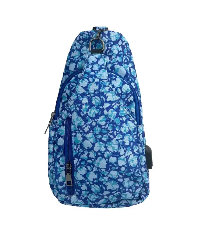Calla Products LLC Sonoma Antitheft Daypack Small Blue Botanical