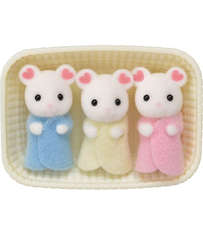 Epoch Calico Critters Marshmallow Mouse Triplets