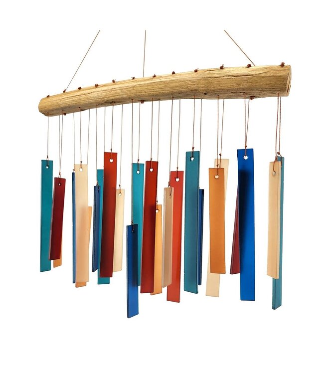 Gift Essentials Retro Colors Driftwood Chime