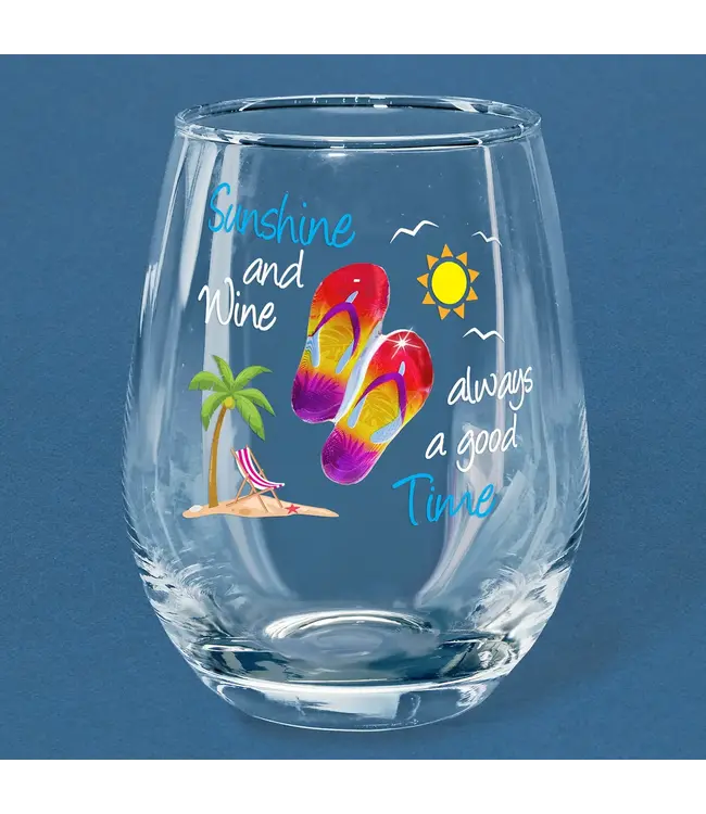 Glass Baron Coastal Wine Collection Flip Flops