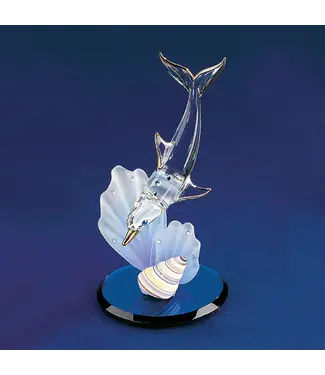 Glass Baron DOLPHIN BLUE CORAL