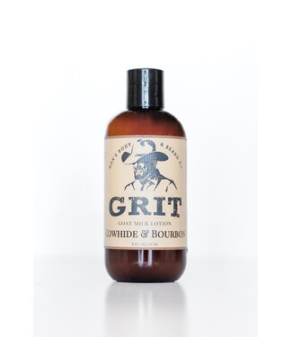 Grit COWHIDE And BOURBON BODY LOTION