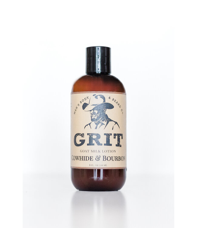 Grit COWHIDE And BOURBON BODY LOTION