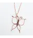 Howards Iselin Wire Wrapped Butterfly Copper Necklace