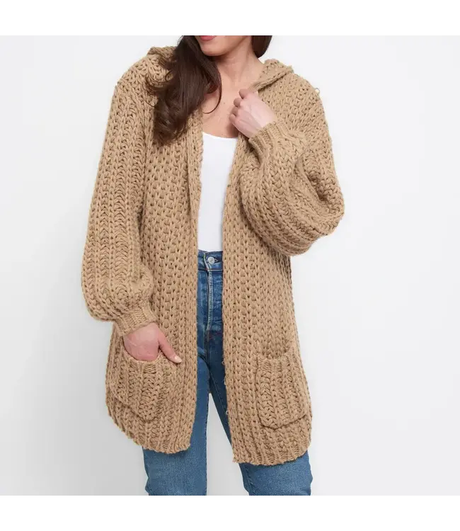 Howards Kyler Chunky Hooded Cardigan