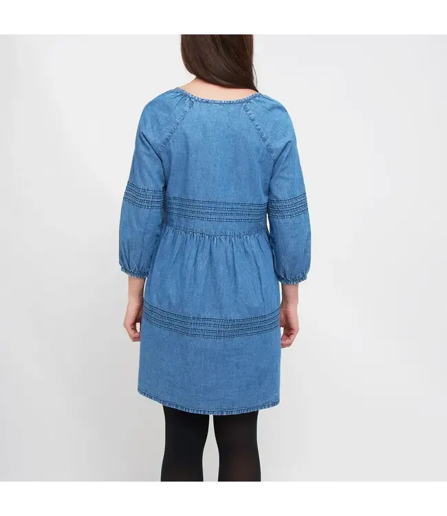 Howards Long Sleeve Babydoll Cotton Dress