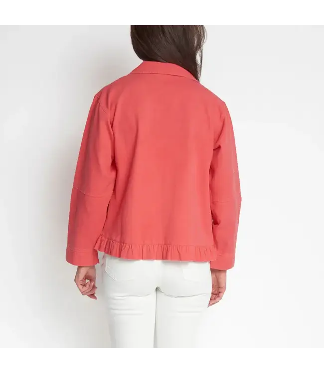 Howards Lightweight Jacket With Frill Hem