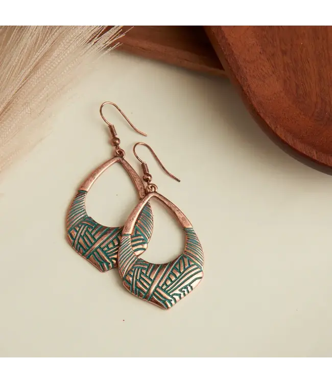 Howards Wild Spirit Textured Teardrop Earrings