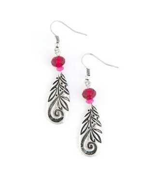 Howards Wild Spirit Two Tone Tear Drop Earrings
