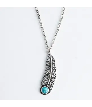Howards Everleigh Feather Pendant Necklace