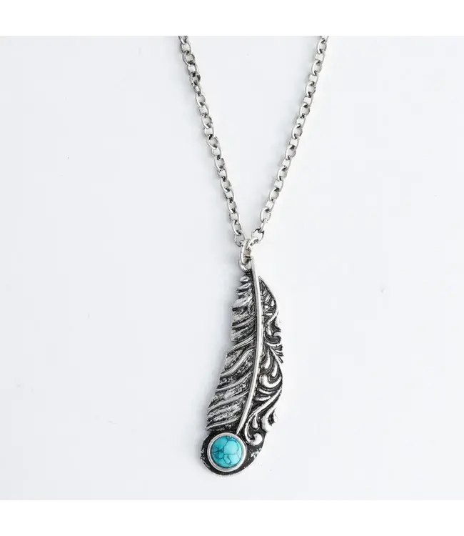 Howards Everleigh Feather Pendant Necklace