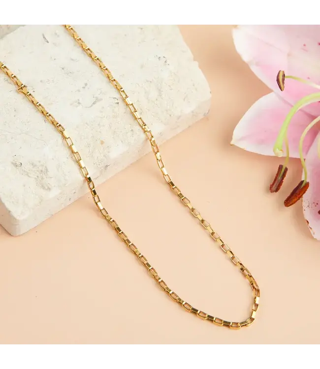 Howards Narelle Waterproof Box Chain Necklace