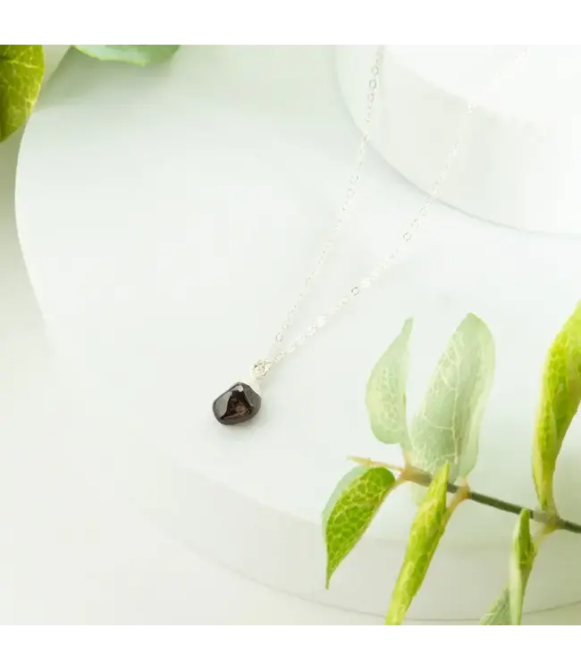 Howards Harlowe Sterling Silver Genuine Tourmaline Pendant Necklace 16"
