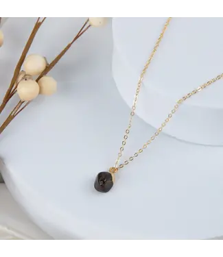 Howards Harlowe 18k Gold Genuine Tourmaline Pendant Necklace 16"
