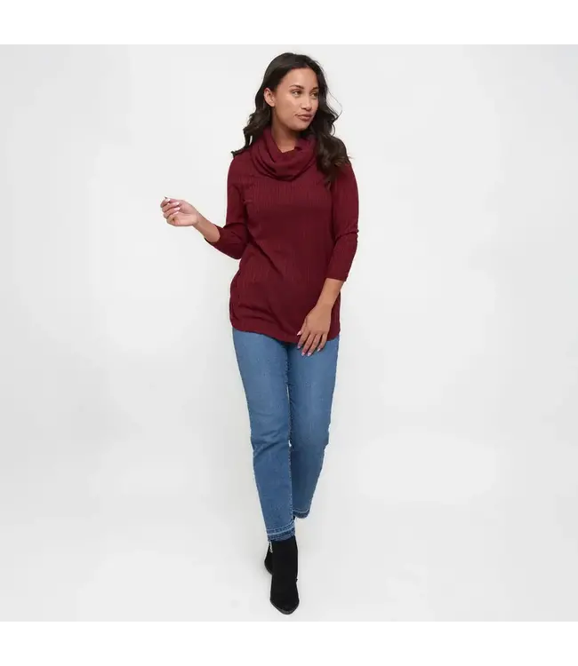 Howards 3/4 Sleeve Cowl Swing Tee
