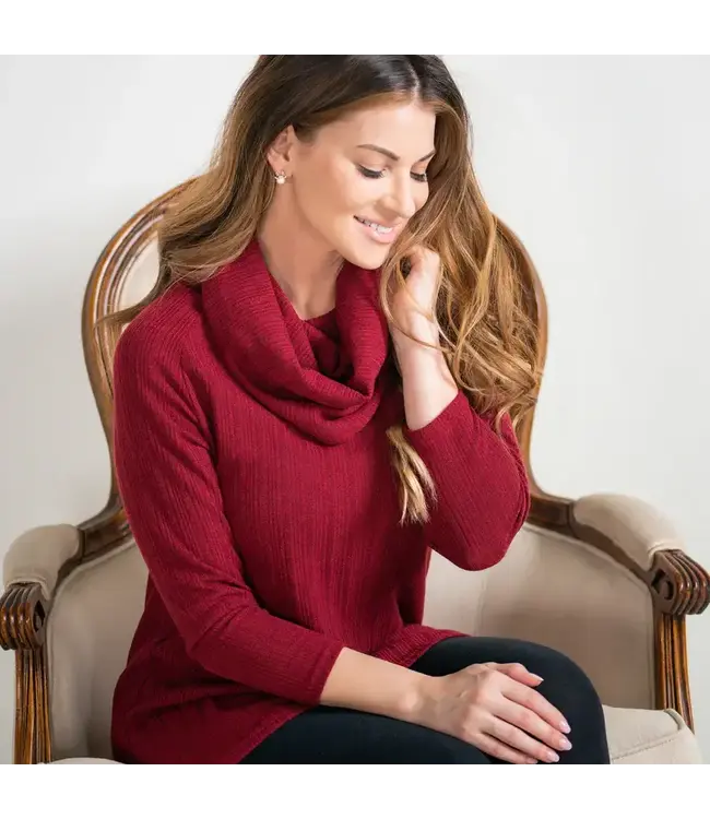 Howards 3/4 Sleeve Cowl Swing Tee