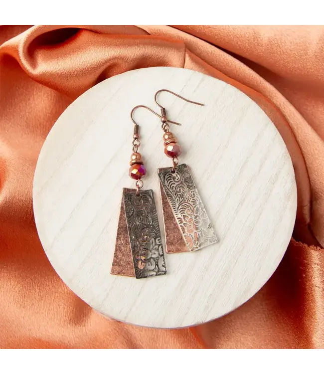 Howards Wild Spirit Flower Bar Earrings