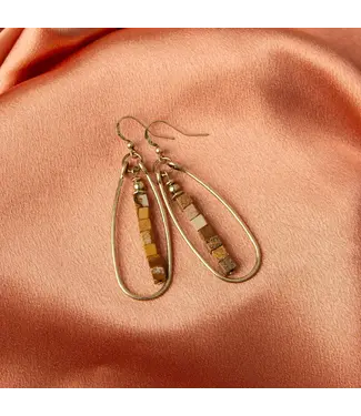 Howards Wild Spirit Turquoise Frame Earrings