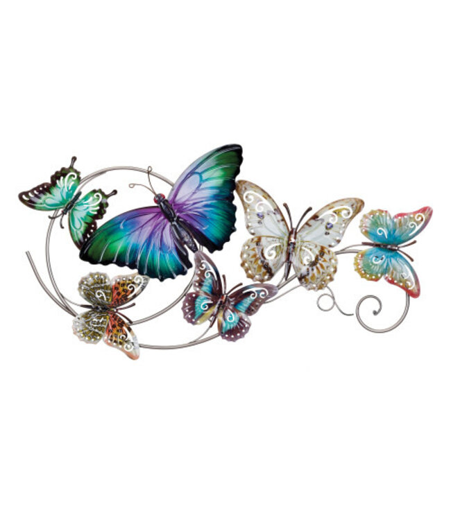 Regal Luster Wall Decor 6 Butterflies