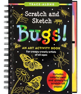 Peter Pauper Press Scratch  & Sketch Bugs Trace Along