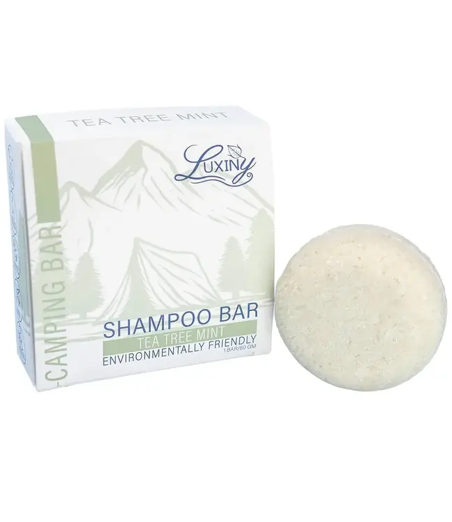 Luxiny Tea Tree Mint Shampoo Bar Camping Bar