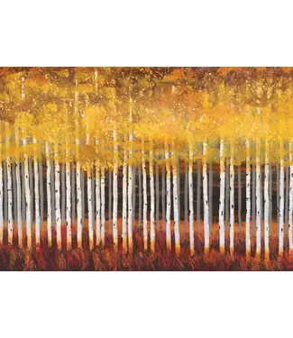 Peter Pauper Press Note Card Golden Aspens