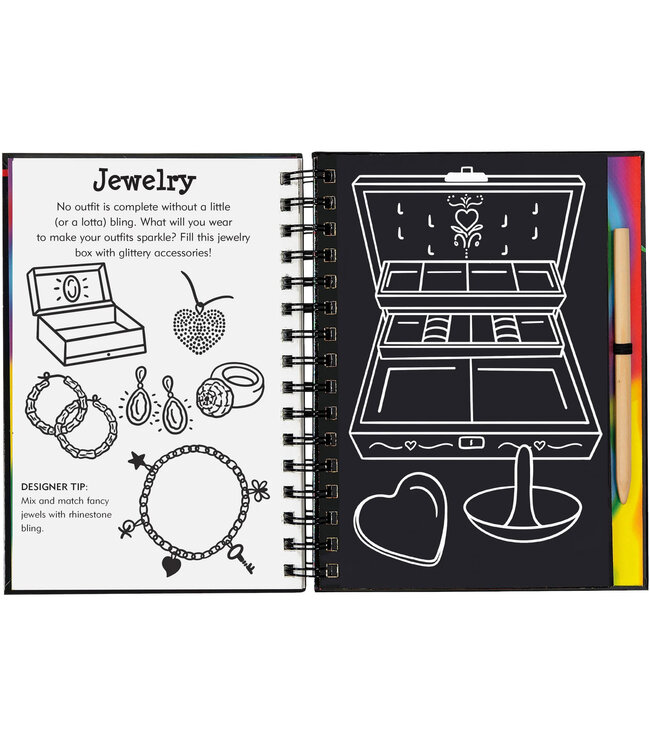 Peter Pauper Press Scratch & Sketch Fashion Show