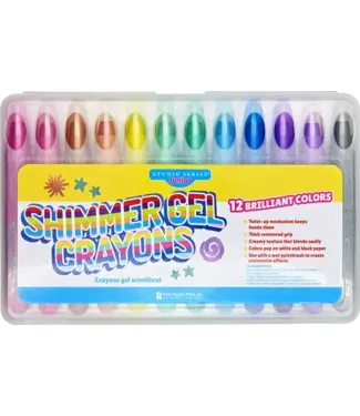 Peter Pauper Press Shimmer Gel Crayons