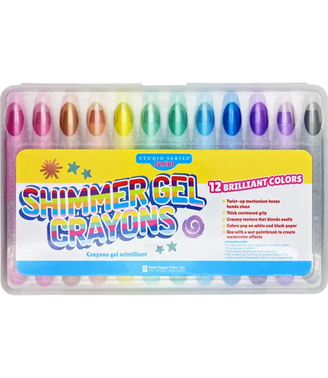 Peter Pauper Press Shimmer Gel Crayons