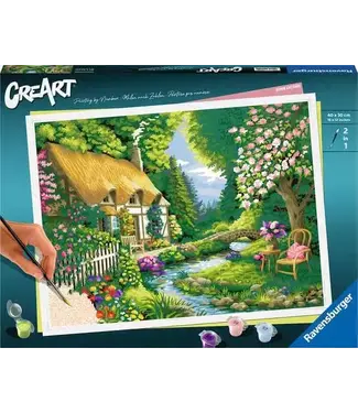 Ravensburger CreArt River Cottage Paint By Number
