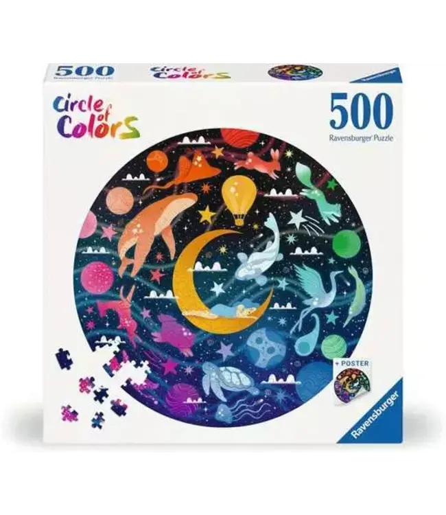 Ravensburger Dreams 500 Pc Round Puzzle
