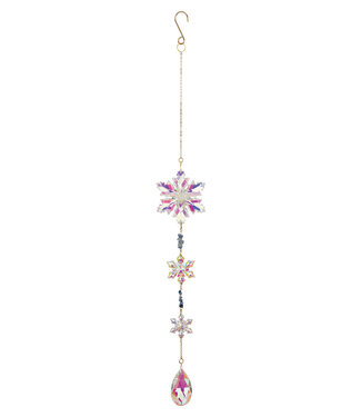 Regal Daydream Snowflake Ornament triple