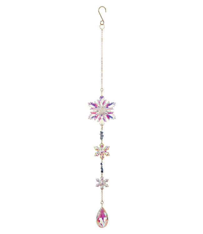 Regal Daydream Snowflake Ornament triple
