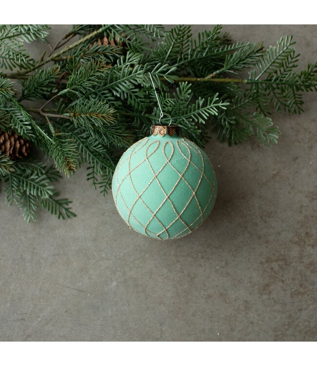 Ragon House GREEN BEACH ROPE ORNAMENT