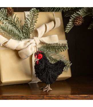 Ragon House STANDING BLACK HEN