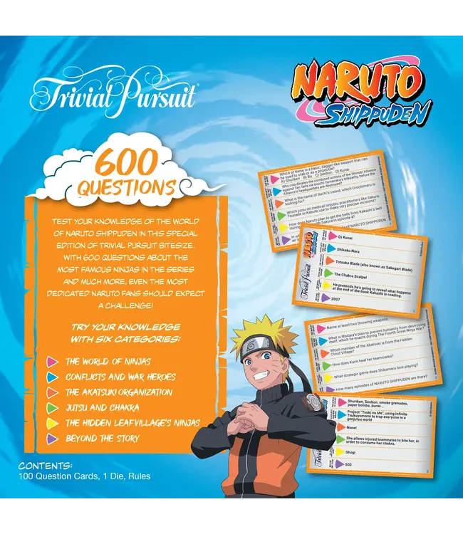 USA Opoly Inc Trivial Pursuit Naruto