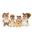 Epoch Walnu Squirrel Family Calico Critters
