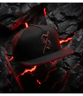 Sullen Strike Snapback Black Red