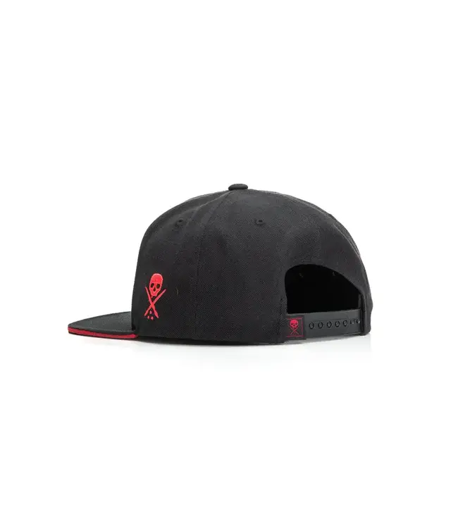 Sullen Strike Snapback Black Red