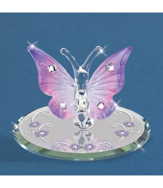 Glass Baron Butterfly I Love You