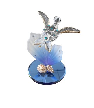 Glass Baron Sea Turtle Blue Coral