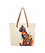 Cottn Curls Floral Feline Tote